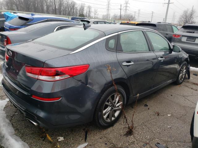 5XXGT4L36LG382878 - 2020 KIA OPTIMA LX GRAY photo 3