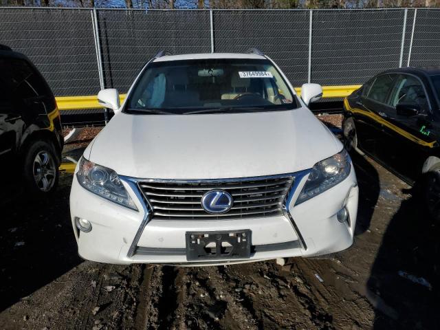 JTJBC1BA9D2066579 - 2013 LEXUS RX 450 WHITE photo 5