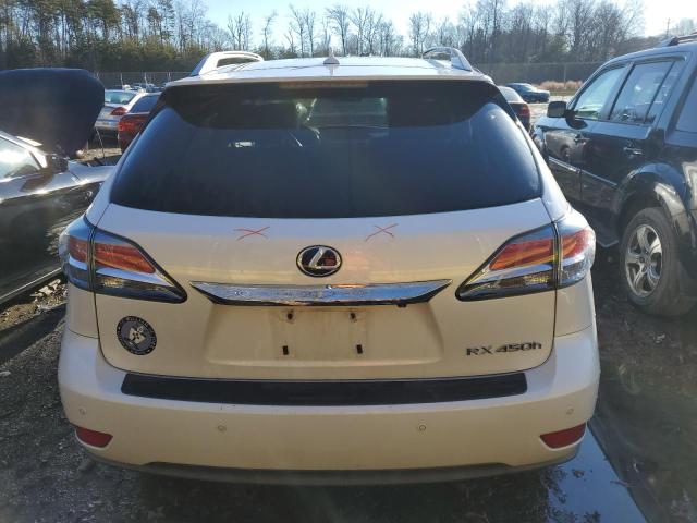 JTJBC1BA9D2066579 - 2013 LEXUS RX 450 WHITE photo 6