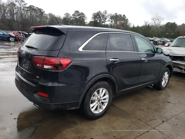 5XYPG4A31KG595352 - 2019 KIA SORENTO L BLACK photo 3