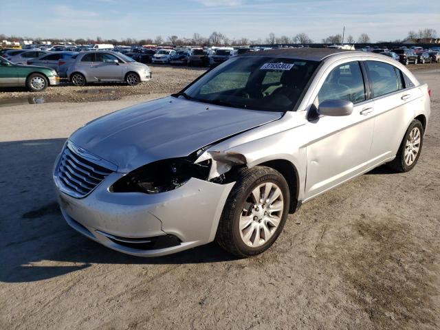 1C3CCBAB1CN135290 - 2012 CHRYSLER 200 LX SILVER photo 1