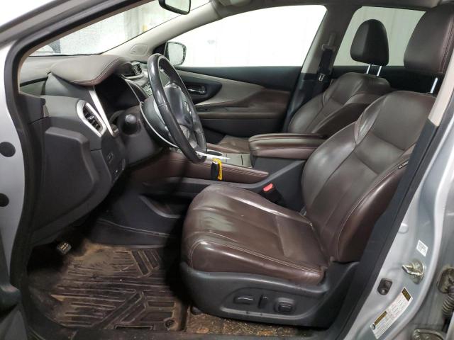 5N1AZ2MG6FN213538 - 2015 NISSAN MURANO S SILVER photo 7