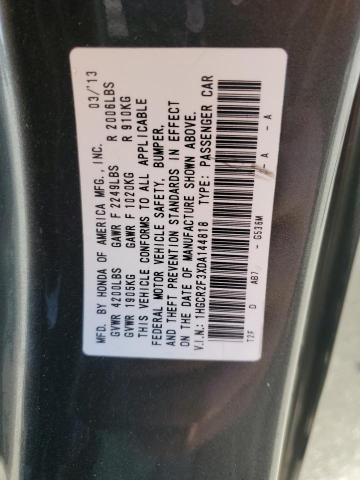 1HGCR2F3XDA144818 - 2013 HONDA ACCORD LX BROWN photo 13