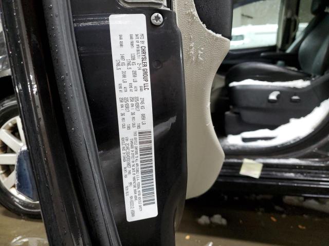 2C4RC1BG4ER310857 - 2014 CHRYSLER TOWN & COU TOURING შავი ფოტო 12