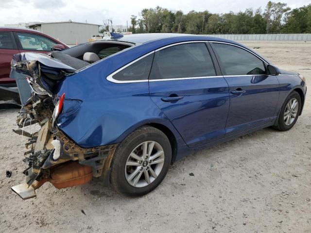 5NPE24AFXFH257169 - 2015 HYUNDAI SONATA SE BLUE photo 3