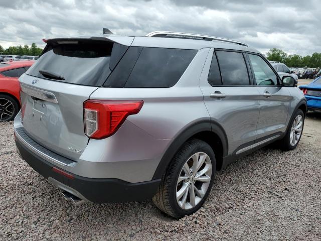 1FM5K8HC3NGA25806 - 2022 FORD EXPLORER PLATINUM SILVER photo 3