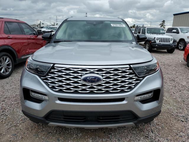 1FM5K8HC3NGA25806 - 2022 FORD EXPLORER PLATINUM SILVER photo 5