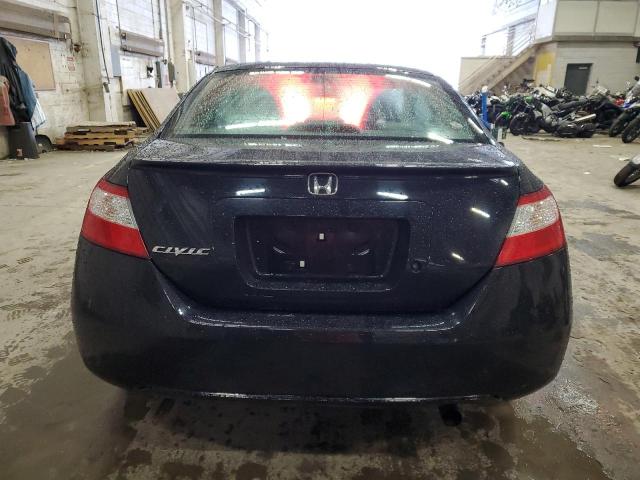 2HGFG12618H509441 - 2008 HONDA CIVIC LX BLACK photo 6