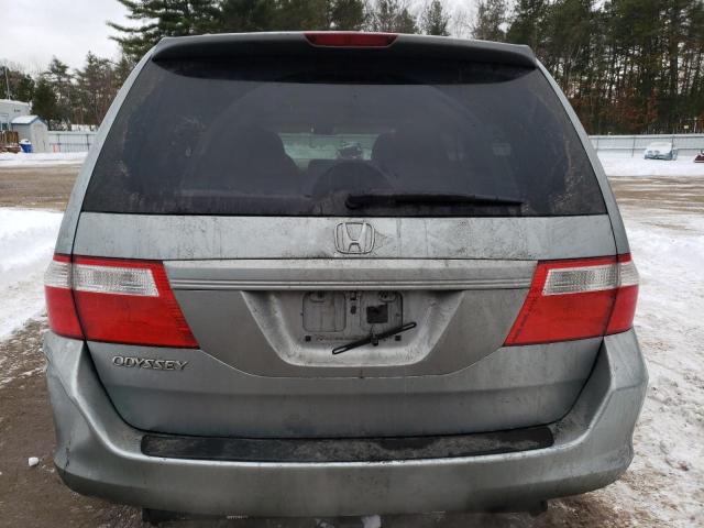 5FNRL38697B136664 - 2007 HONDA ODYSSEY EXL BLUE photo 6