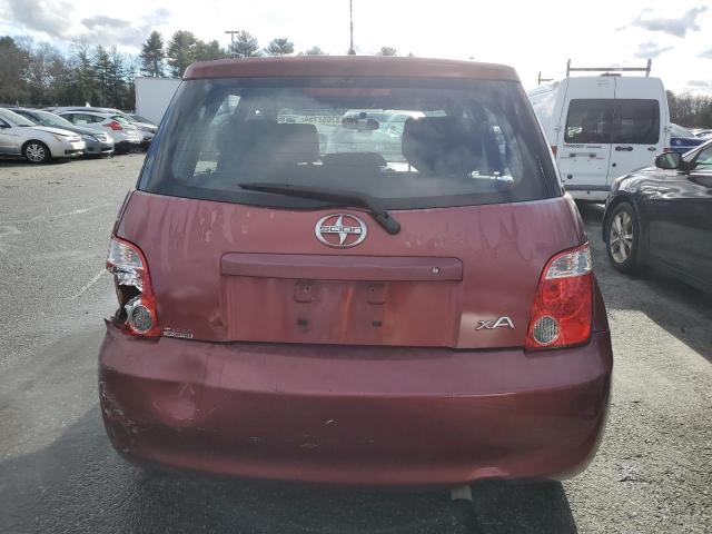 JTKKT624360132271 - 2006 TOYOTA SCION XA RED photo 6