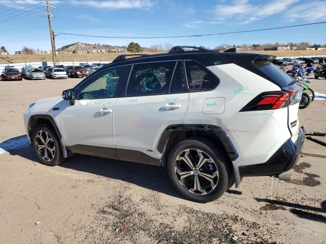 JTMEB3FV9MD067103 - 2021 TOYOTA RAV4 PRIME XSE WHITE photo 2