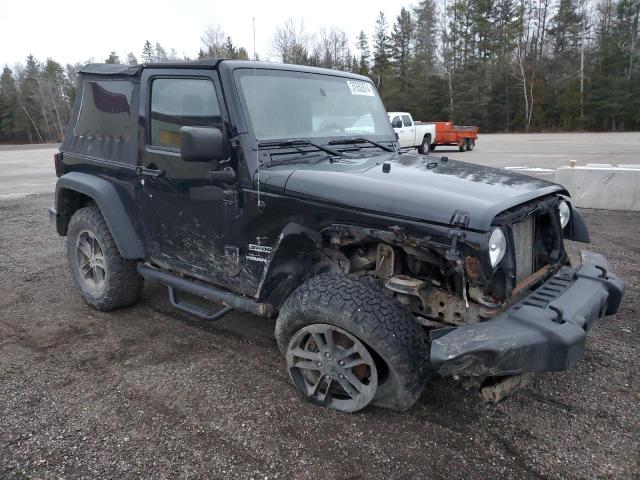 1C4AJWAG8FL514671 - 2015 JEEP WRANGLER SPORT BLACK photo 4