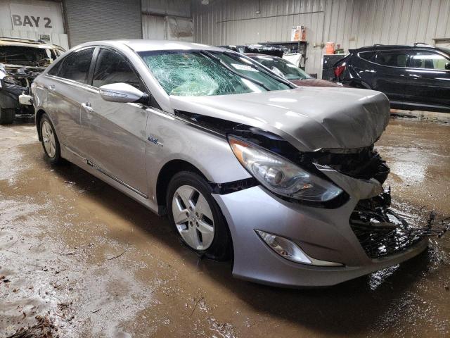 KMHEC4A45CA035990 - 2012 HYUNDAI SONATA HYBRID GRAY photo 4