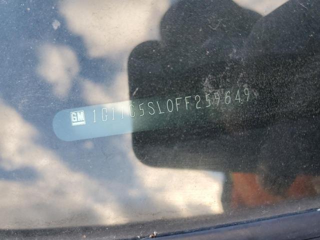 1G11C5SL0FF259649 - 2015 CHEVROLET MALIBU 1LT WHITE photo 12