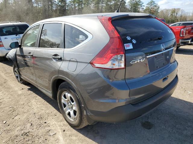 3CZRM3H37DG707555 - 2013 HONDA CR-V LX GRAY photo 2