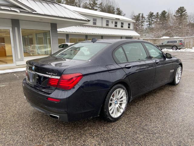 WBAYF4C59DD281677 - 2013 BMW 740 LXI BLUE photo 3