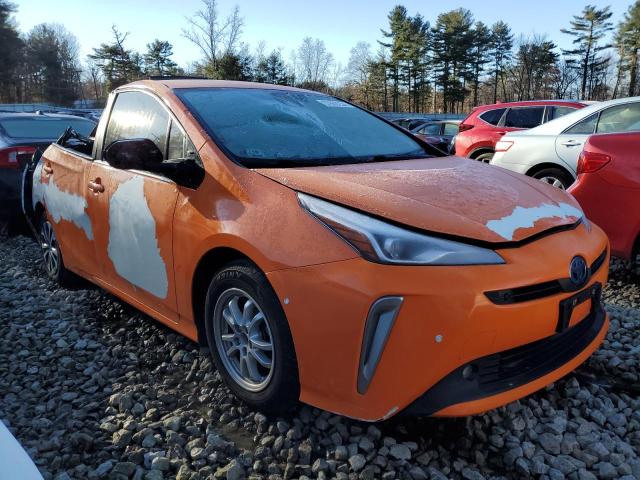 JTDL9RFU4L3020630 - 2020 TOYOTA PRIUS LE ORANGE photo 4