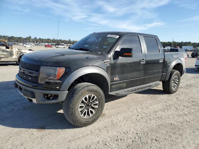 1FTFW1R62CFA12853 - 2012 FORD F150 SVT R BLACK photo 1