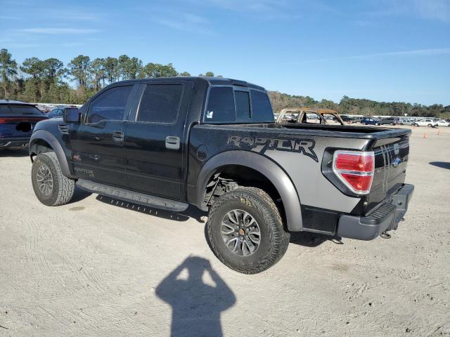 1FTFW1R62CFA12853 - 2012 FORD F150 SVT R BLACK photo 2