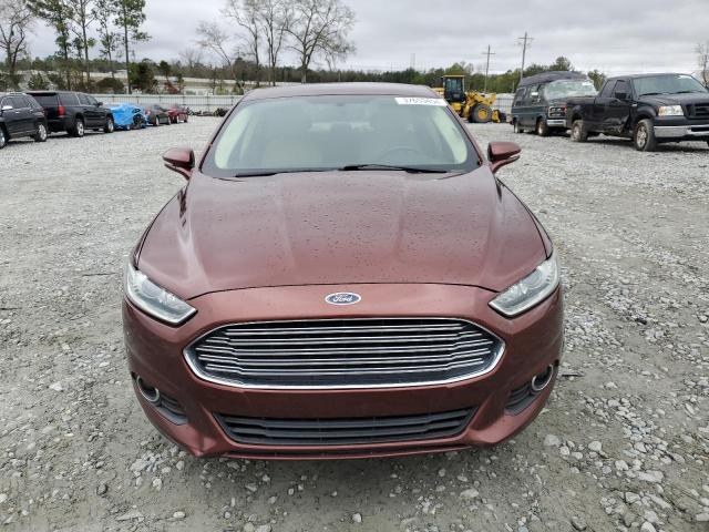 3FA6P0HDXGR243909 - 2016 FORD FUSION SE BURGUNDY photo 5