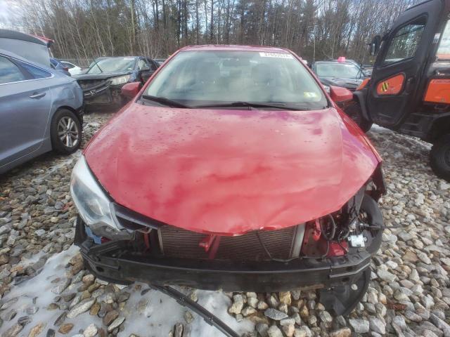 2T1BURHE3GC729403 - 2016 TOYOTA COROLLA L RED photo 5