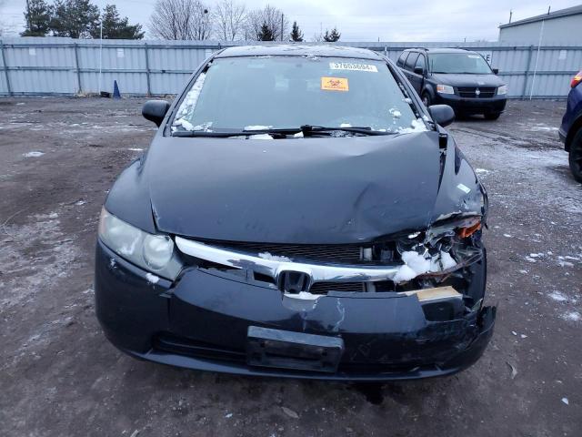 2HGFA16248H117580 - 2008 HONDA CIVIC DX BLACK photo 5