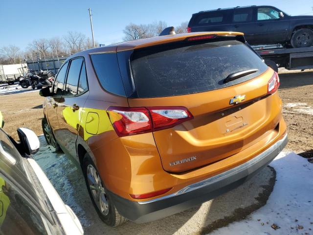 2GNAXHEV8J6153485 - 2018 CHEVROLET EQUINOX LS ORANGE photo 2