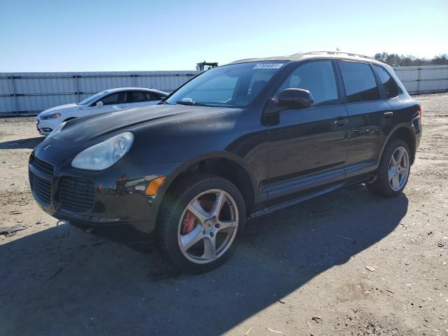 WP1AC29P76LA90079 - 2006 PORSCHE CAYENNE TURBO BLACK photo 1