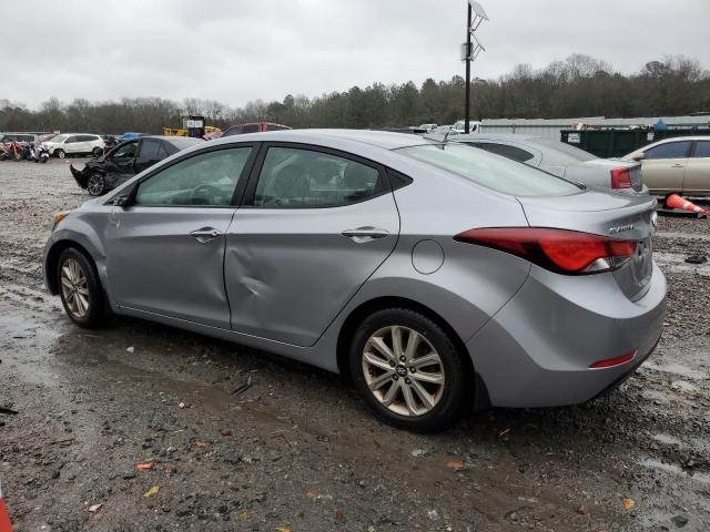 5NPDH4AE0GH689370 - 2016 HYUNDAI ELANTRA SE SILVER photo 2