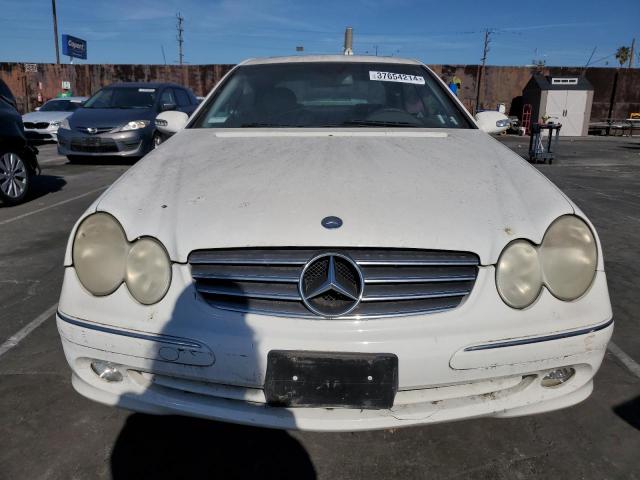 WDBTJ65J33F009905 - 2003 MERCEDES-BENZ CLK 320C WHITE photo 5