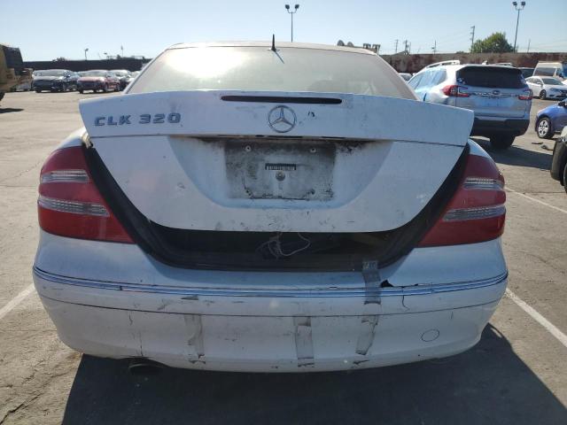 WDBTJ65J33F009905 - 2003 MERCEDES-BENZ CLK 320C WHITE photo 6