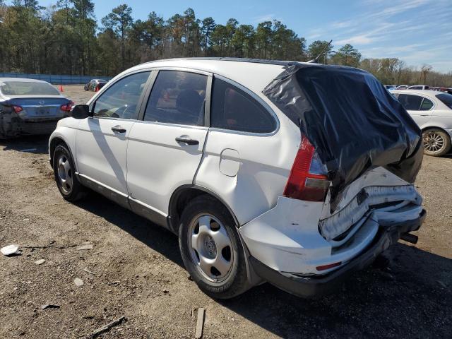 5J6RE3H37AL003626 - 2010 HONDA CR-V LX WHITE photo 2