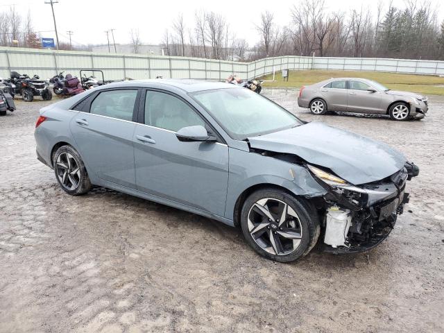 KMHLP4AG5MU163734 - 2021 HYUNDAI ELANTRA LI GRAY photo 4