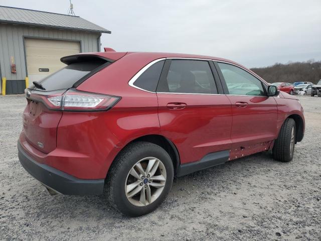 2FMTK4J92FBC32128 - 2015 FORD EDGE SEL RED photo 3