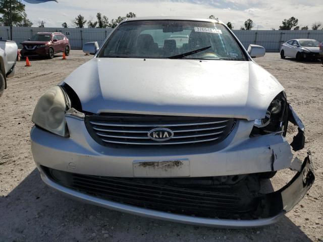 KNAGE123985217619 - 2008 KIA OPTIMA LX SILVER photo 5