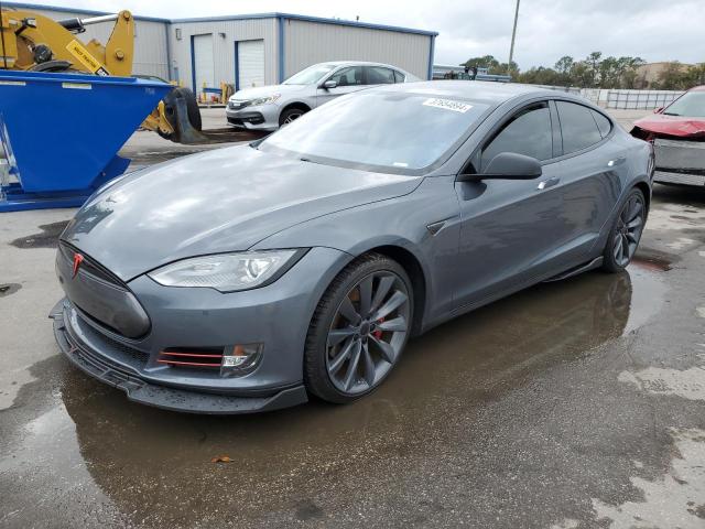 5YJSA1CN2DFP20491 - 2013 TESLA MODEL S Gümüş foto 1