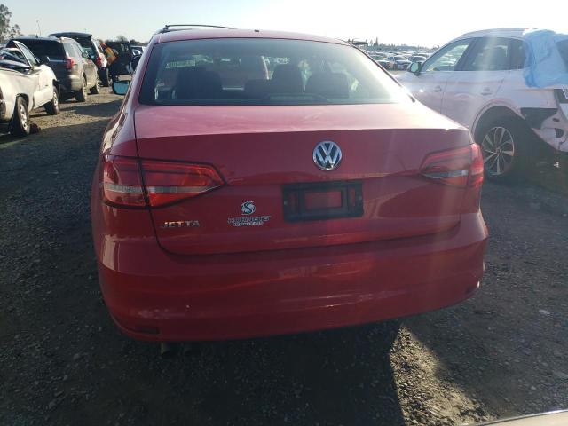 3VW2K7AJ0FM311952 - 2015 VOLKSWAGEN JETTA BASE 红色 照片 6