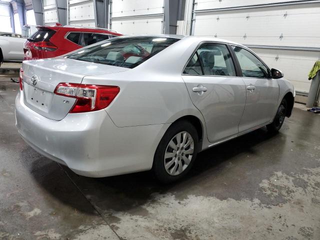 4T4BF1FK6ER436438 - 2014 TOYOTA CAMRY L SILVER photo 3