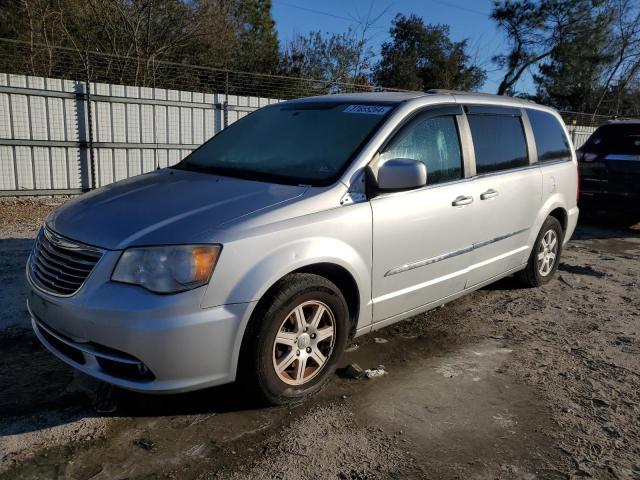 2C4RC1BGXCR313484 - 2012 CHRYSLER TOWN AND C TOURING SILVER photo 1