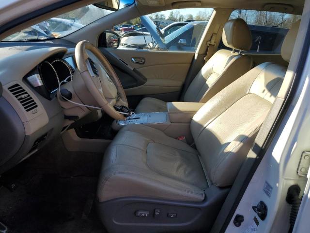 JN8AZ18W09W153145 - 2009 NISSAN MURANO S WHITE photo 7