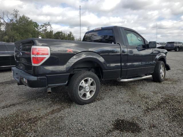 1FTMF1CW7AFC45527 - 2010 FORD F150 BLACK photo 3