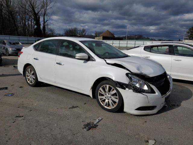 3N1AB7AP1EY306613 - 2014 NISSAN SENTRA S WHITE photo 4