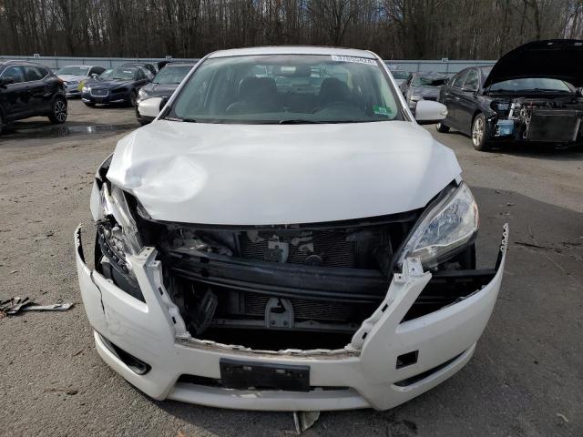 3N1AB7AP1EY306613 - 2014 NISSAN SENTRA S WHITE photo 5