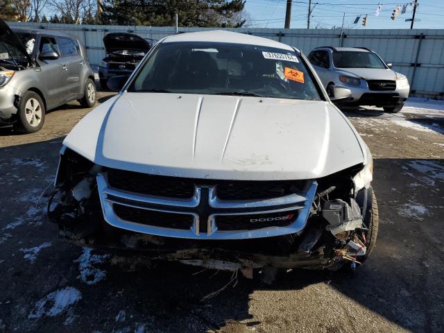 1C3CDZAB9DN534729 - 2013 DODGE AVENGER SE WHITE photo 5