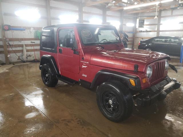 1J4FY19S6WP787284 - 1998 JEEP WRANGLER SPORT BURGUNDY photo 4