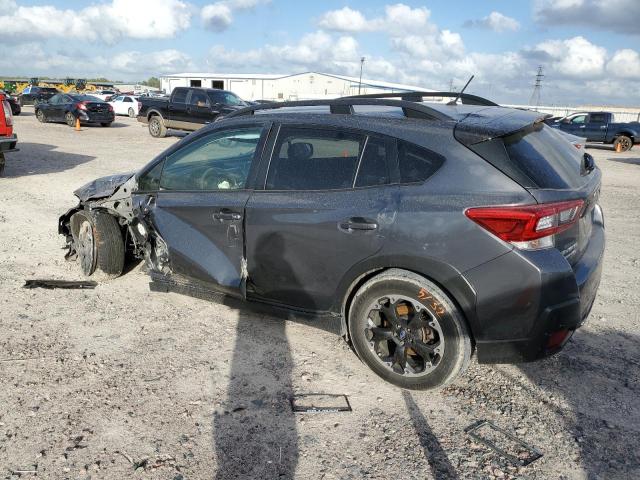 JF2GTABC1M8321203 - 2021 SUBARU CROSSTREK GRAY photo 2