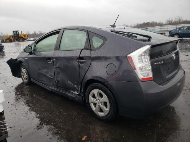 JTDKN3DUXB0279565 - 2011 TOYOTA PRIUS GRAY photo 2