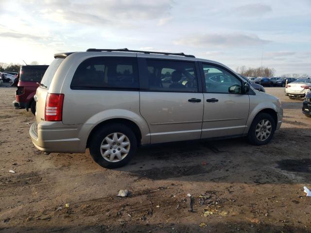 2A8HR44H38R691406 - 2008 CHRYSLER TOWN & COU LX TAN photo 3