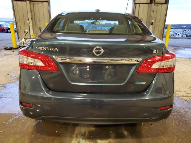 3N1AB7AP3EY303096 - 2014 NISSAN SENTRA S BLUE photo 6