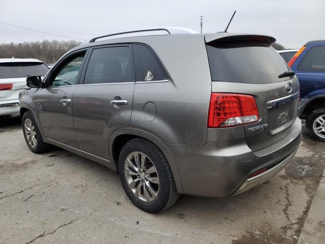 5XYKW4A22CG283076 - 2012 KIA SORENTO SX GRAY photo 2